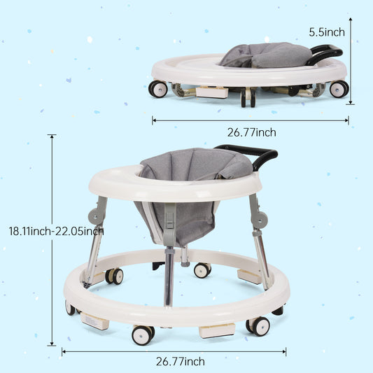 Baby Walker - Portable Foldable Adjustable Heights – main product image