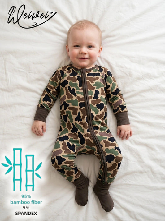 Baby Zip Romper - Soft Full-Length One-Piece – Sizes 0-3M–3Y – main product image