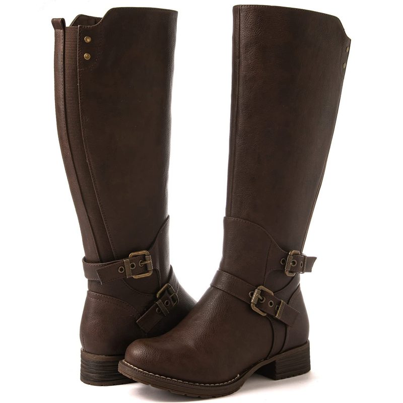 GLOBALWIN Women's Knee High Fashion Boots For Women