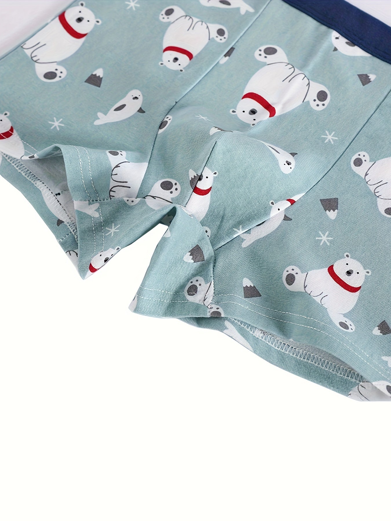 8pcs Boys Comfortable Cotton Boxer Briefs Set, Cute Cartoon Pattern Stretchy Shorts Set, Soft Breathable Youngsters Sports Underwear Underpants Clothes