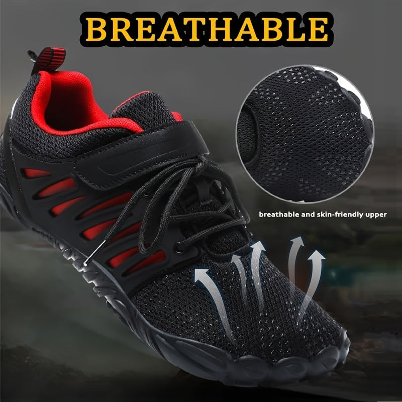 Barefoot Shoes Men Wide Toe Box Zero Drop Water Shoes Men for Gym Workout Minimalist Weightlifting Cross-Trainer Running