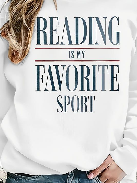 Reading Is My Favorite Sweatshirt, Vintage Reading Sweatshirt, Book Lover Gift, Bookish Sweatshirt, Bookworm, Reader Gift, Book Sweatshirt, Fall Cothes