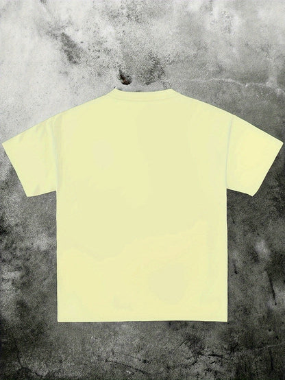 Men's Graphic T-Shirt - Round Neck Short Sleeve Weekend Style 396581