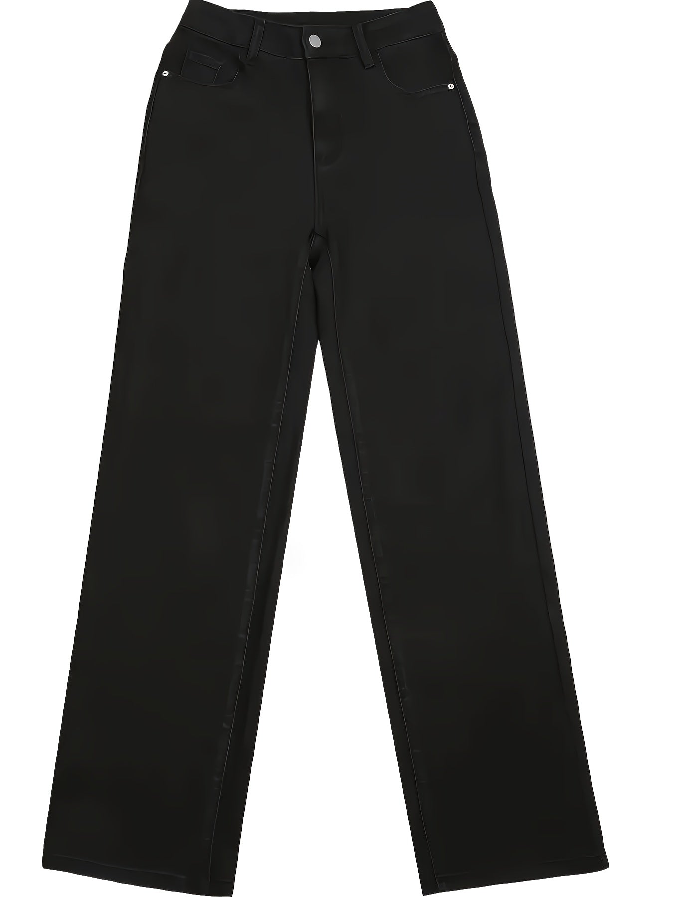 Women's 2026 New Military Green Straight-Leg Jeans - Stretch Denim Pants with Super Soft Breathable Fabric, Straight-Cut Leg for - Daily Wear, Casual & -Casual Outfits (Machine Washable) - Non- Solid Color