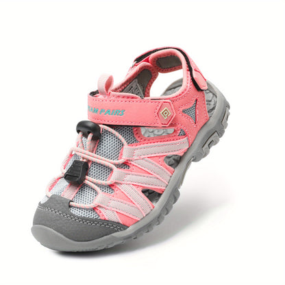 Boys Girls Closed-Toe Outdoor Summer Stylish and Comfortable Fashion Sandals Outdoor Walking Fashion Outdoor Shoes Little Kid/Big Kid Quick On and Off Suitable for Different Occasions