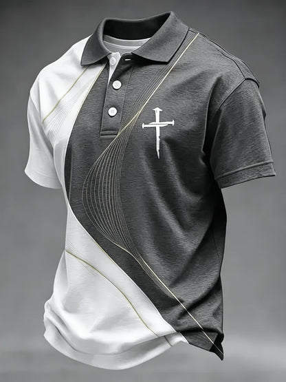 Men's Faith Graphic Shirt - Collared Short Sleeve 688037