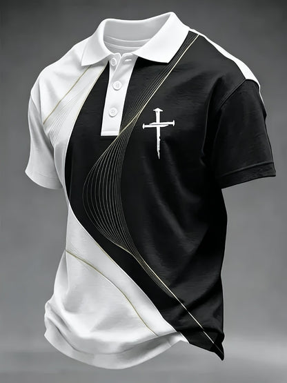 Men's Faith Graphic Shirt - Collared Short Sleeve 688037