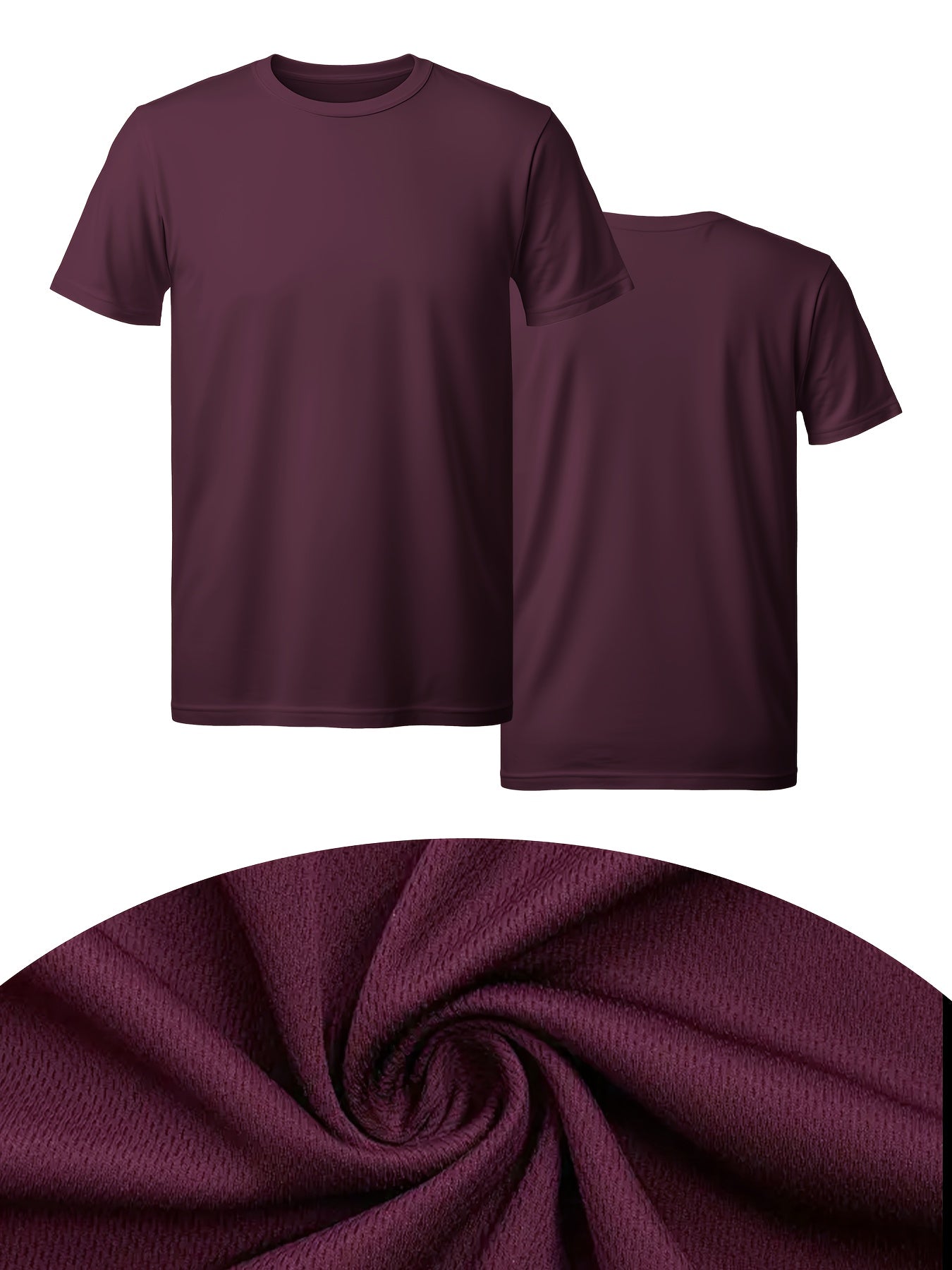 6 Pack Men's Athletic T Shirts Quick Moisture Wicking Workout Shirts Breathable - product view 10