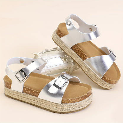 Cork Beach Slip-On Sandals with a Buckle, Lightweight And Non-Slip