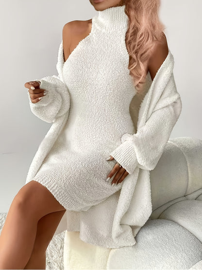 Two-Piece Set of Women'S Halter Dress Loungewear