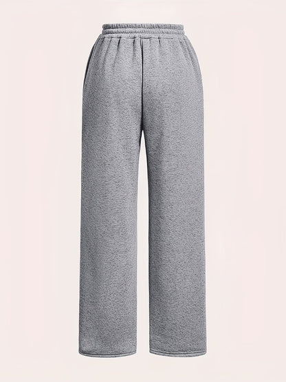 Women's Jogger Pants - Elastic Waist With Pockets