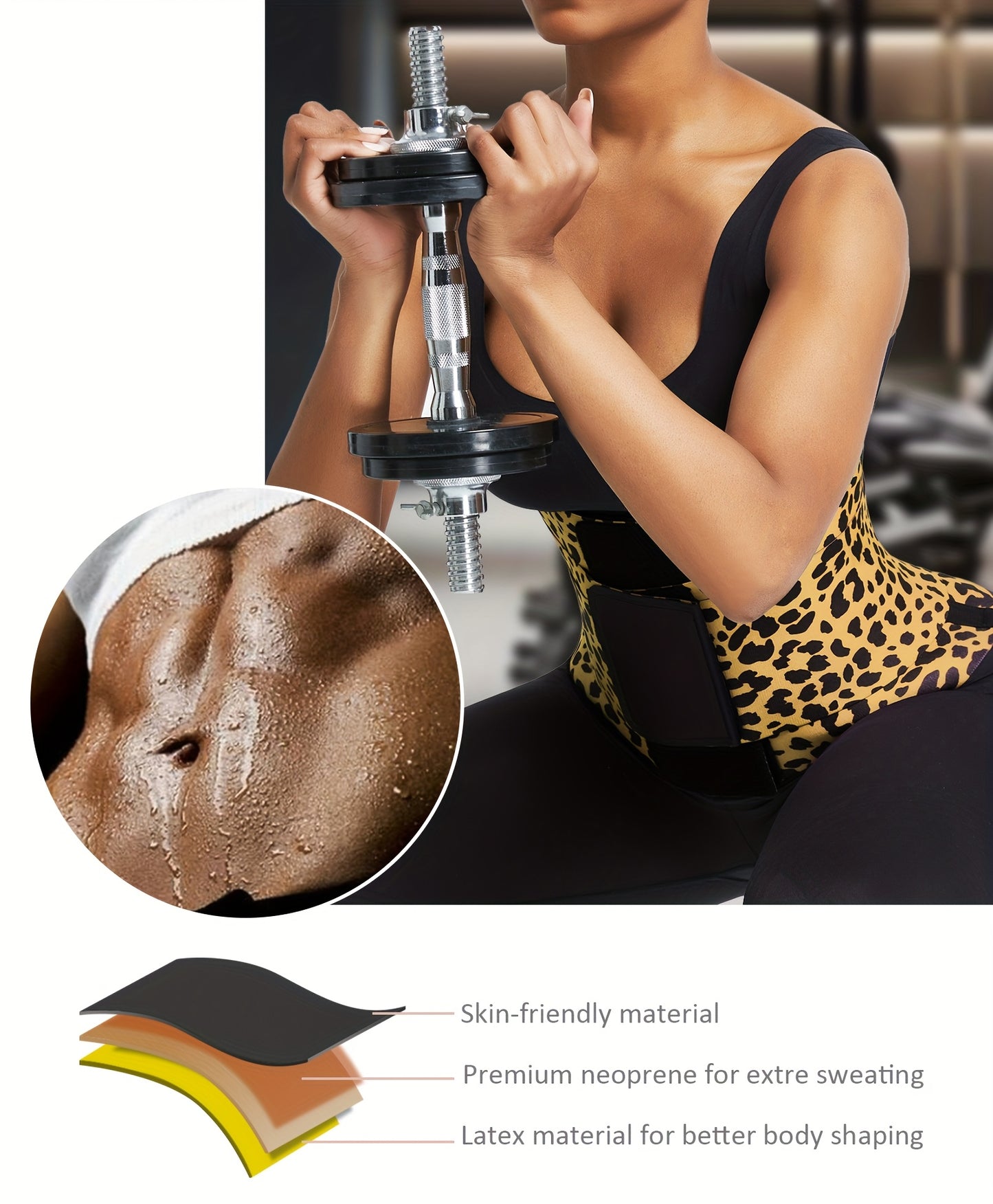 MT200421 Plus Size Women'S Waist Trainer Available in Four Colors, Featuring Five Extra-Large Steel Bones for Shaping