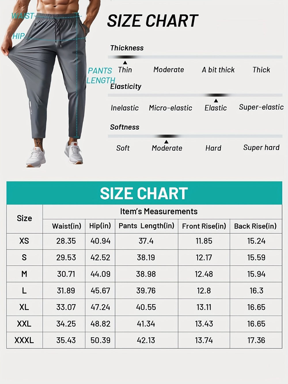 Men's Jogger Pants - Quick Dry