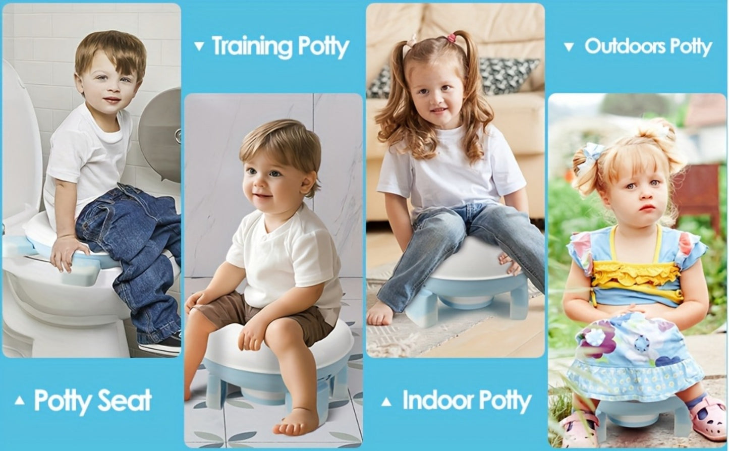 Potty Training Seat - 20-pcs Portable Foldable Travel