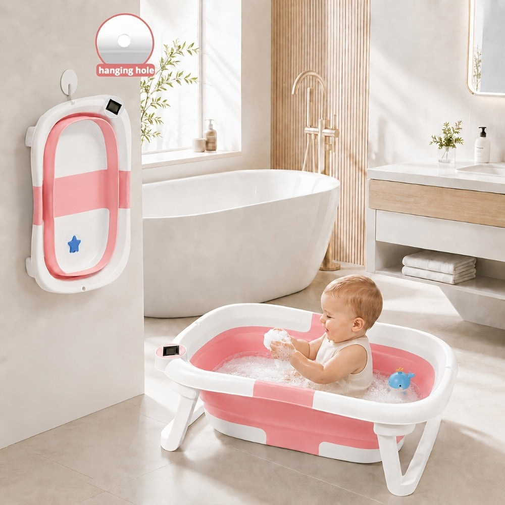 Baby Bathtub - Portable Foldable Travel Soft 3717
