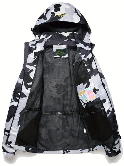 Men'S Rain Jacket Waterproof Lightweight Packable Raincoat Pullover Windbreaker with Hood for Hiking Running