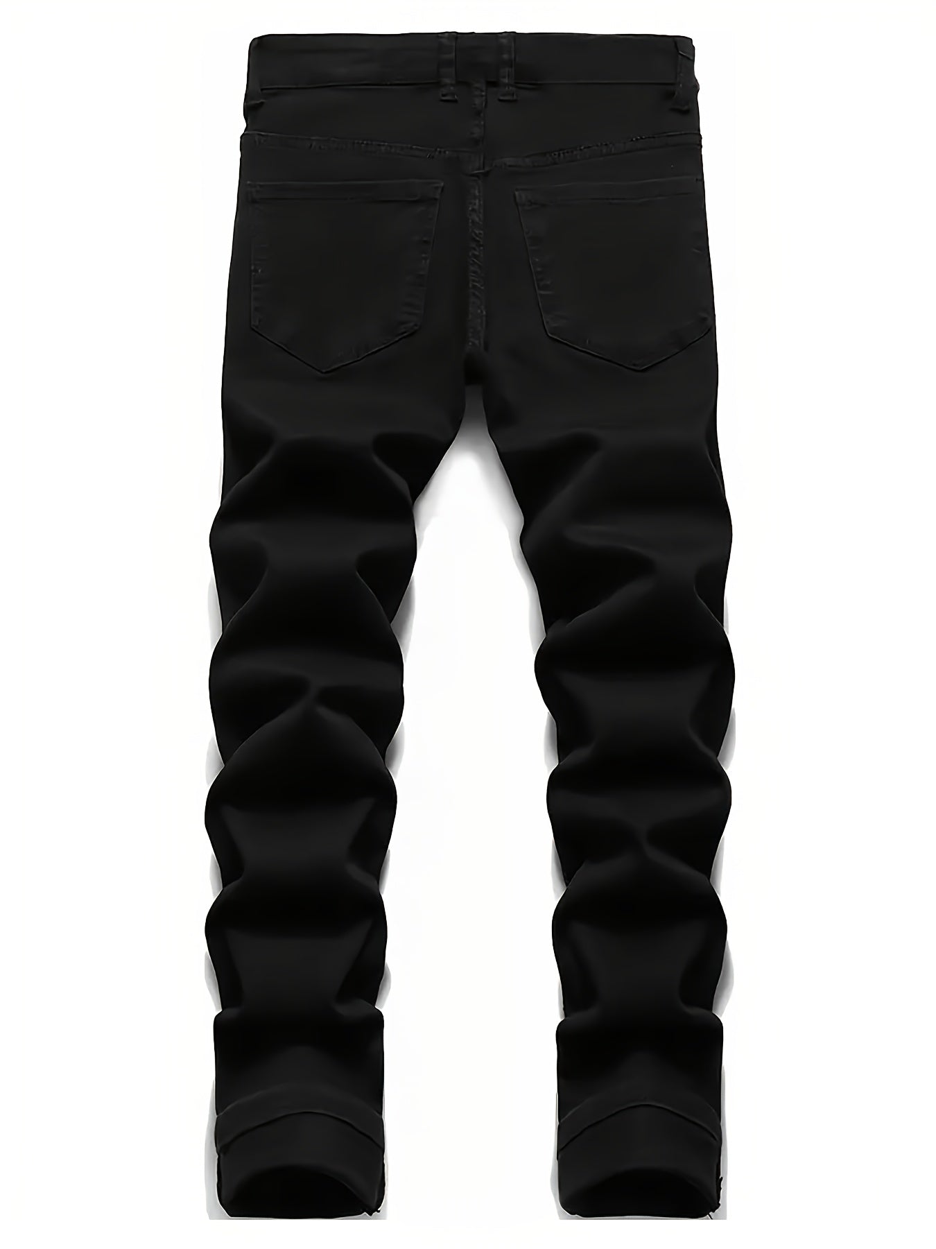 3 Pack Men'S Slim Fit Denim Jeans - Stretch Comfort, Trendy Streetwear Style, Fashion Casual Trousers
