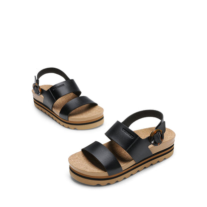 Women's Stylish Platform Espadrille Wedge Sandals Round Toe Summer Causal Shoes Crisscross Band Adjustable Ankle Strap Buckle
