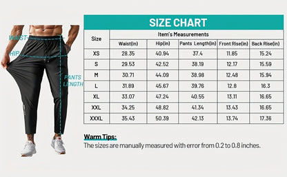 Men's Jogger Pants - Quick Dry