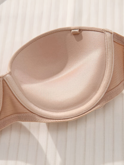 Strapless Invisible Bra, U-shaped Backless Push-up And Non-slip, Invisible And Non-slip When Wearing A Backless Dress Or Tube Top, A Must-have Underwear for Parties And Dates for Both Big And Small Breasts