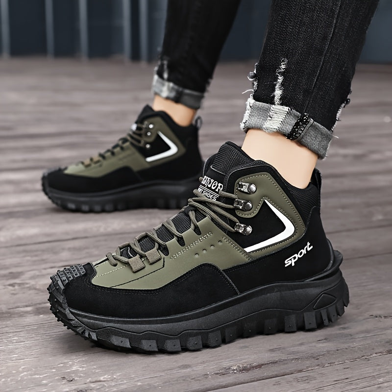 1 Pair Men's Low-Top Training Shoes - Breathable, Comfort for Walking, Running, Travel & Casual Wear, Comfy Shoes, Sleek Sporty Design, Textured Fabric Upper, Modern Athletic, Lightweight Construction, Walking Sneakers, Fitness Enthusiasts