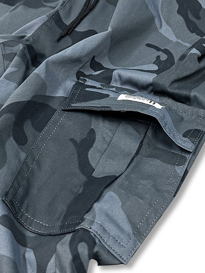 Men'S Camo Jogger Pants Military Cargo Pants Leg-Bound Tapered Casual Camouflage Pants