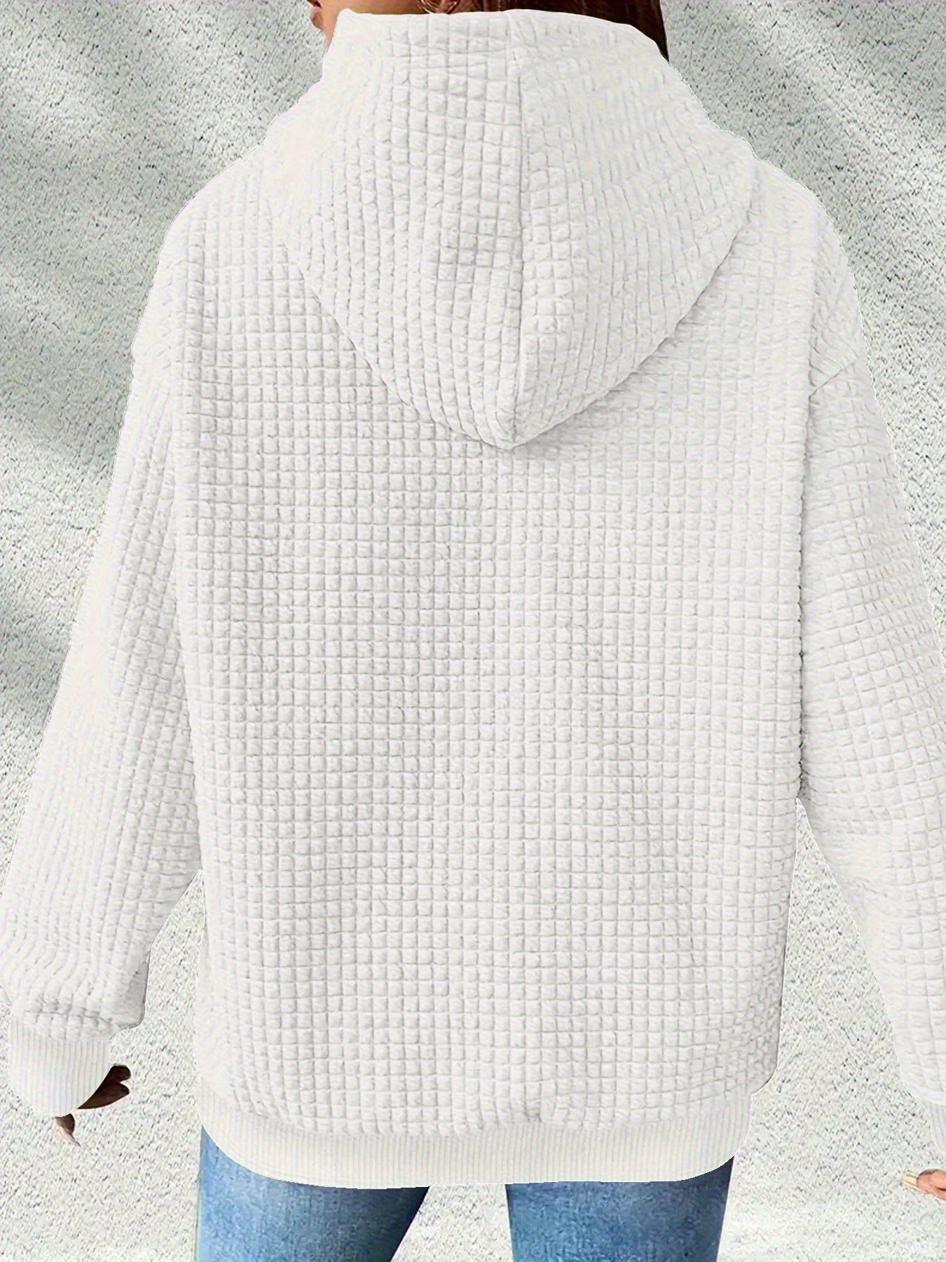 Women's 3D All-Over Print Full-Zip Hooded Jacket - H-Line Cut Zippered Hoodie Coat, Machine-Washable Spring/Autumn Outerwear, Casual Long-Sleeve Sweatshirt (Polyester) with Full-Length Zip Closure for Layering & Casual Attire