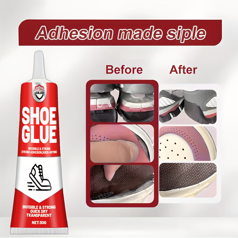 Powerful Shoe Repair Adhesive Flexible Adhesive for Sneakers, Running Shoes, And Leather Shoes, Specifically Designed to Repair Heels, Soles, And Other Areas. Shoe Repair Adhesive | Flexible Adhesive | Easy Application