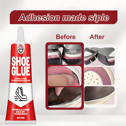 Powerful Shoe Repair Adhesive Flexible Adhesive for Sneakers, Running Shoes, And Leather Shoes, Specifically Designed to Repair Heels, Soles, And Other Areas. Shoe Repair Adhesive | Flexible Adhesive | Easy Application