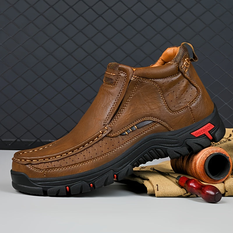 Men's Walking Shoes - Breathable Comfort & Cushioned Support