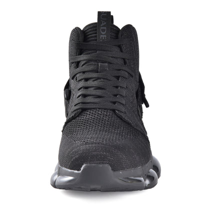 Men'S Steel Toe Boots Work Boots Anti-Crushing Slip Resistant Shoes Puncture Proof High-Tops