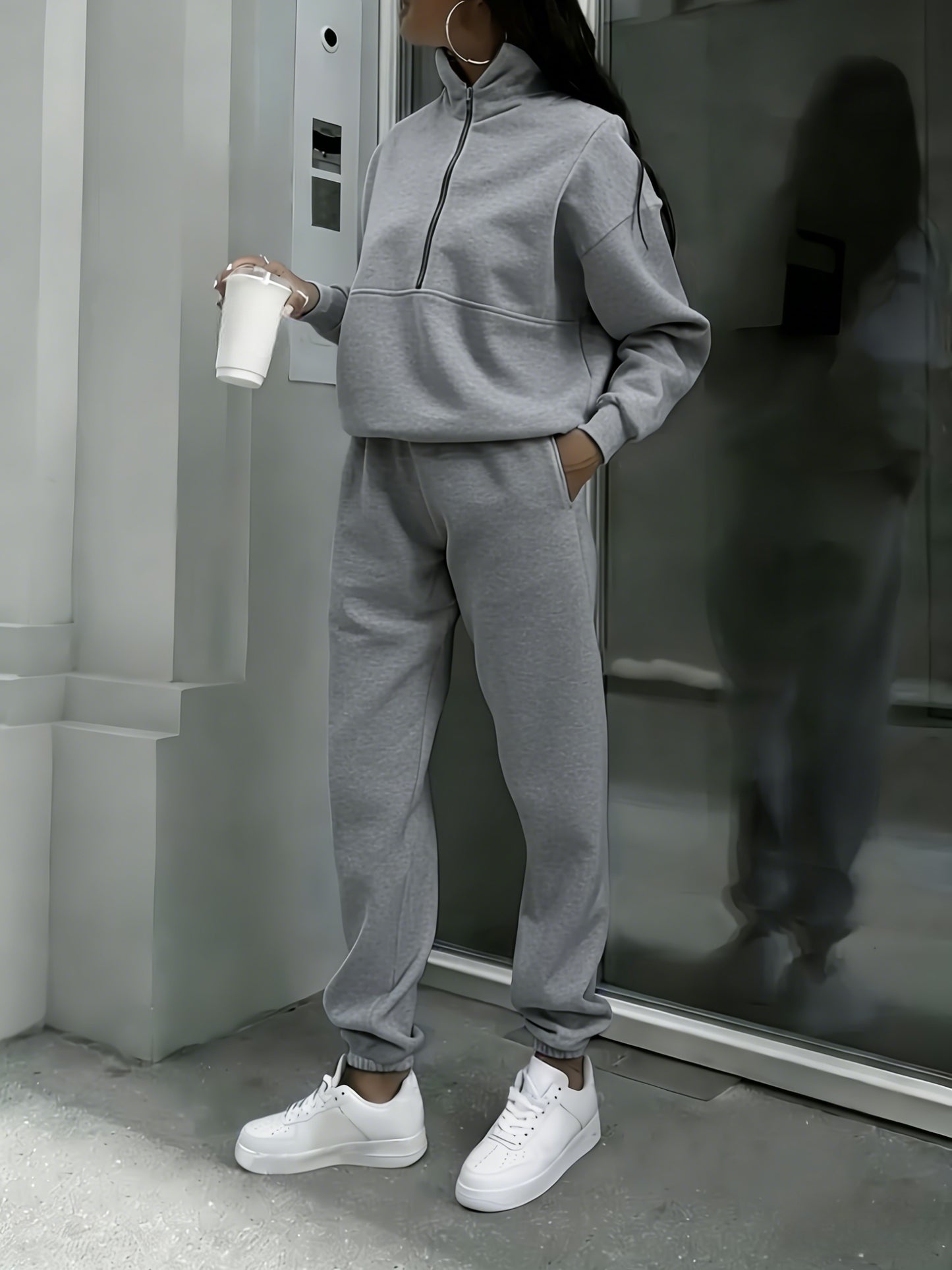 2026 New Women's 2pcs Set European And American Women's Fashion 2pcs Set Sweatshirt And Pants Comfortable Street Style Casual Outfit