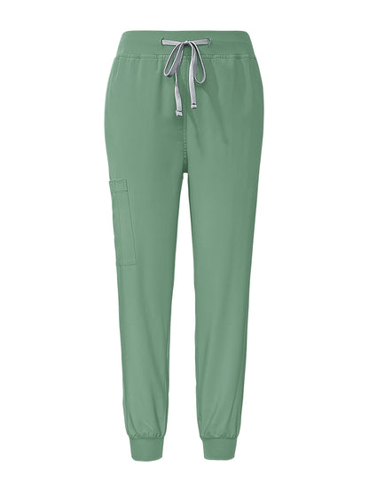 [2pcs Scrub Suit Set] Ships From The United States] 2pcs Set Scrub Suit Set for Women Modern V-neck Top T-shirt & Tapered Leg Jogger Pants with Drawstring Nursing Uniforms Set Suitable for Pet Hospitals, Dental Clinics, Nursing Work, Etc