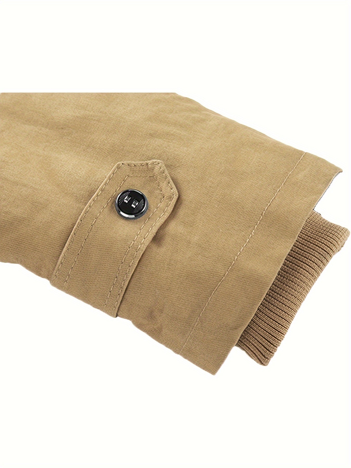 Men'S Jackets Fleece Lined Work Coats Warm Cargo Jackets with Hood