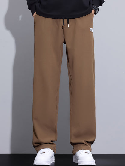 Autumn Casual Pants Men's Loose Straight Leg Trendy Versatile Men's Pants Autumn And Winter Men's Long Pants
