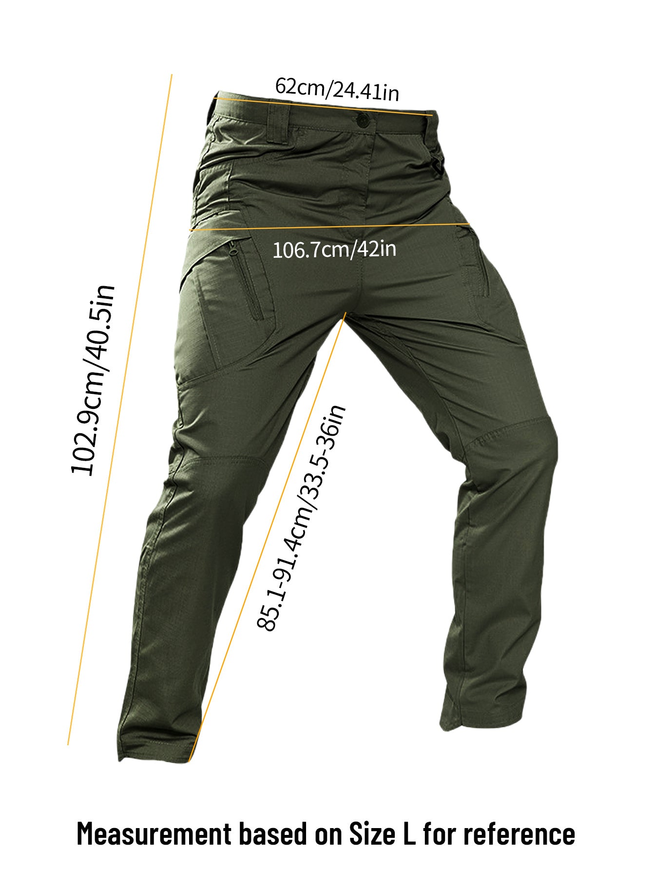 IX9 Men's Outdoor Tactical Overalls- Quick-drying, Breathable, Tear-resistant Outdoor Work Pants and Camping Trousers with Multi-pocket Design, Slim Fit and 3D Tailoring for Climbing, Camping, Hiking, Fishing- All-season Casual Wear