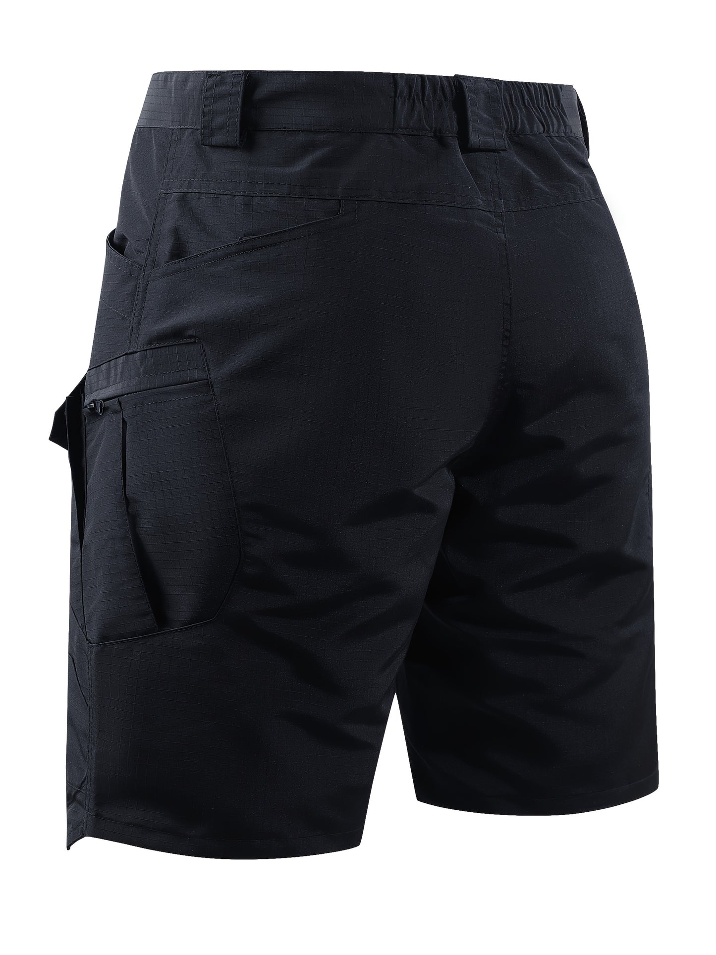Men's Tactical Cargo Shorts - Casual Shorts - Lightweight Multi-pocket Outdoor Shorts, (Belt Included) Non-stretch Durable Fabric for Hiking, Camping, Fishing - Black Casual Style for Professionals And Outdoor Enthusiasts