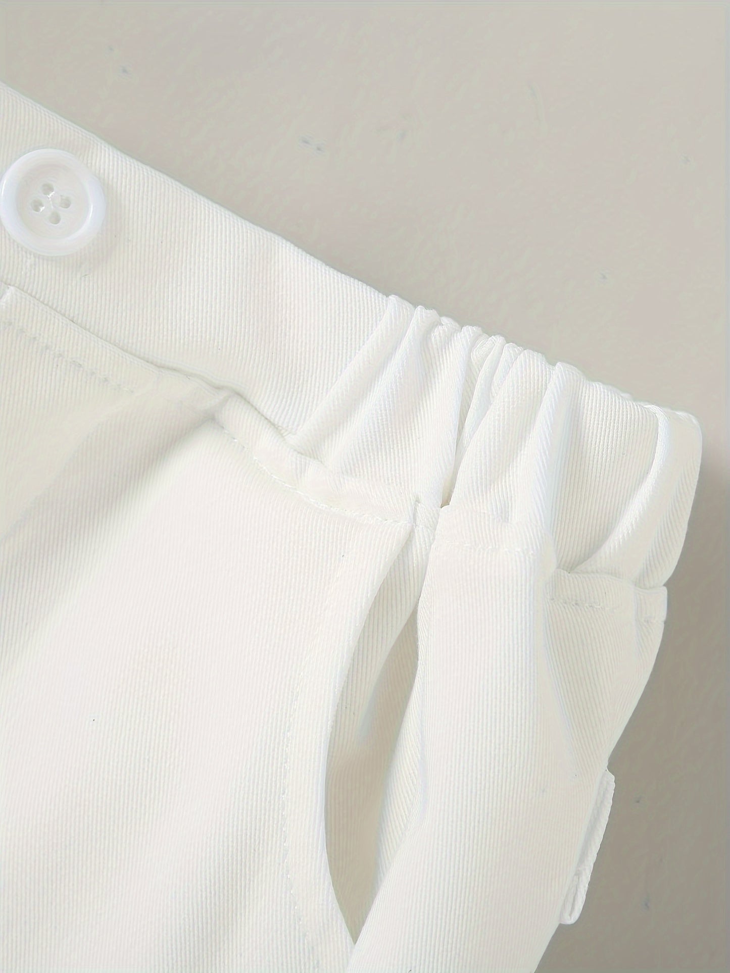 5pcs Newborn Long Sleeve Gentleman Suit Baby Boy Holiday Party Wedding Dress Suit One-Piece Shirt, Vest, Pants, Bow Tie, Corsage 0.0-78.74ft Soft And Comfortable Toddler Clothing