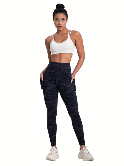 6pcs Leggings with Pockets for Women, High Waist Leggings