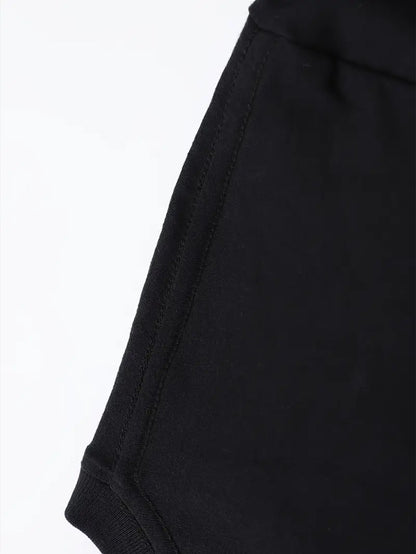 Women's Black Short-Sleeve Blouse - product view 7
