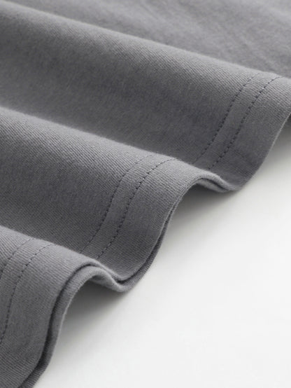 3pcs Solid Color Men's 100% Cotton Short-Sleeved T-Shirts | Stylish Breathable Soft Cotton Men's T-Shirt Tops