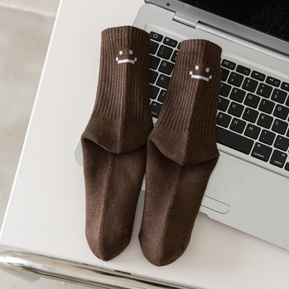 Men's Cute Print Crew Socks - 6-Pair Pack