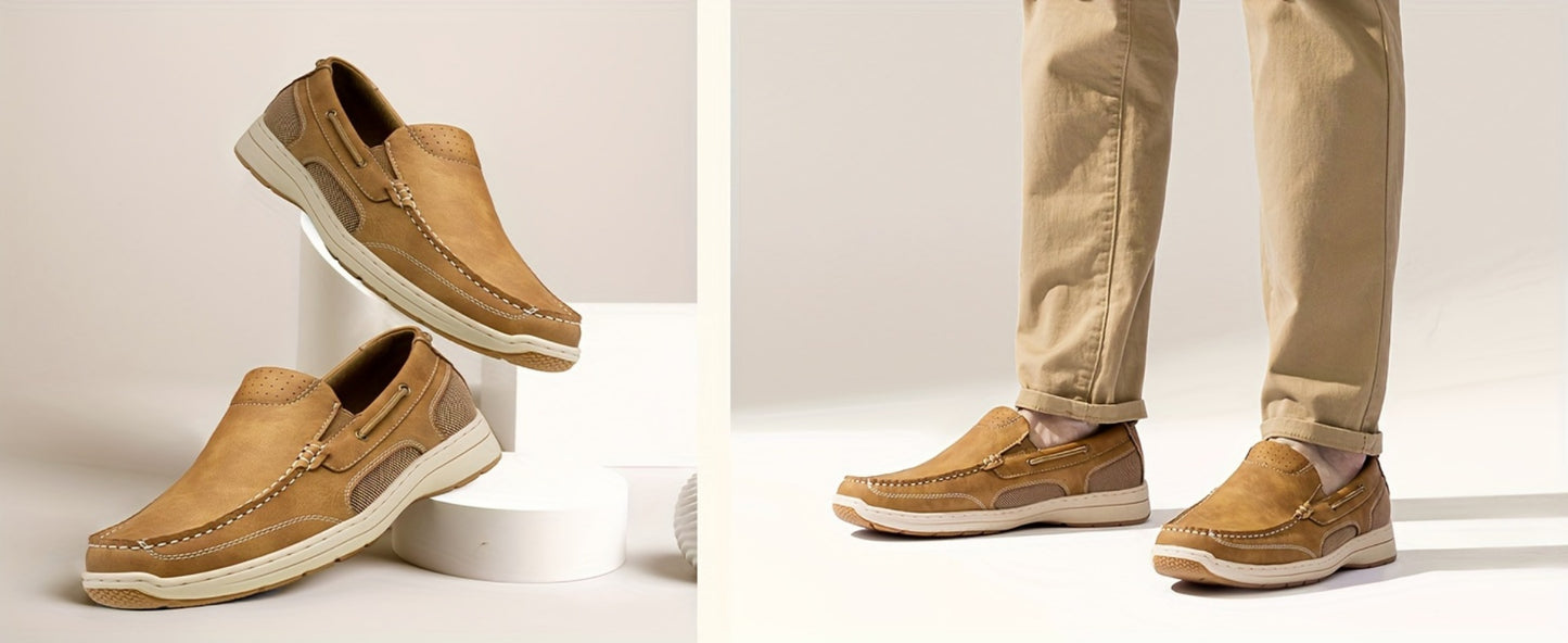 Men's Boat Shoes - Lightweight Casual Style 487205