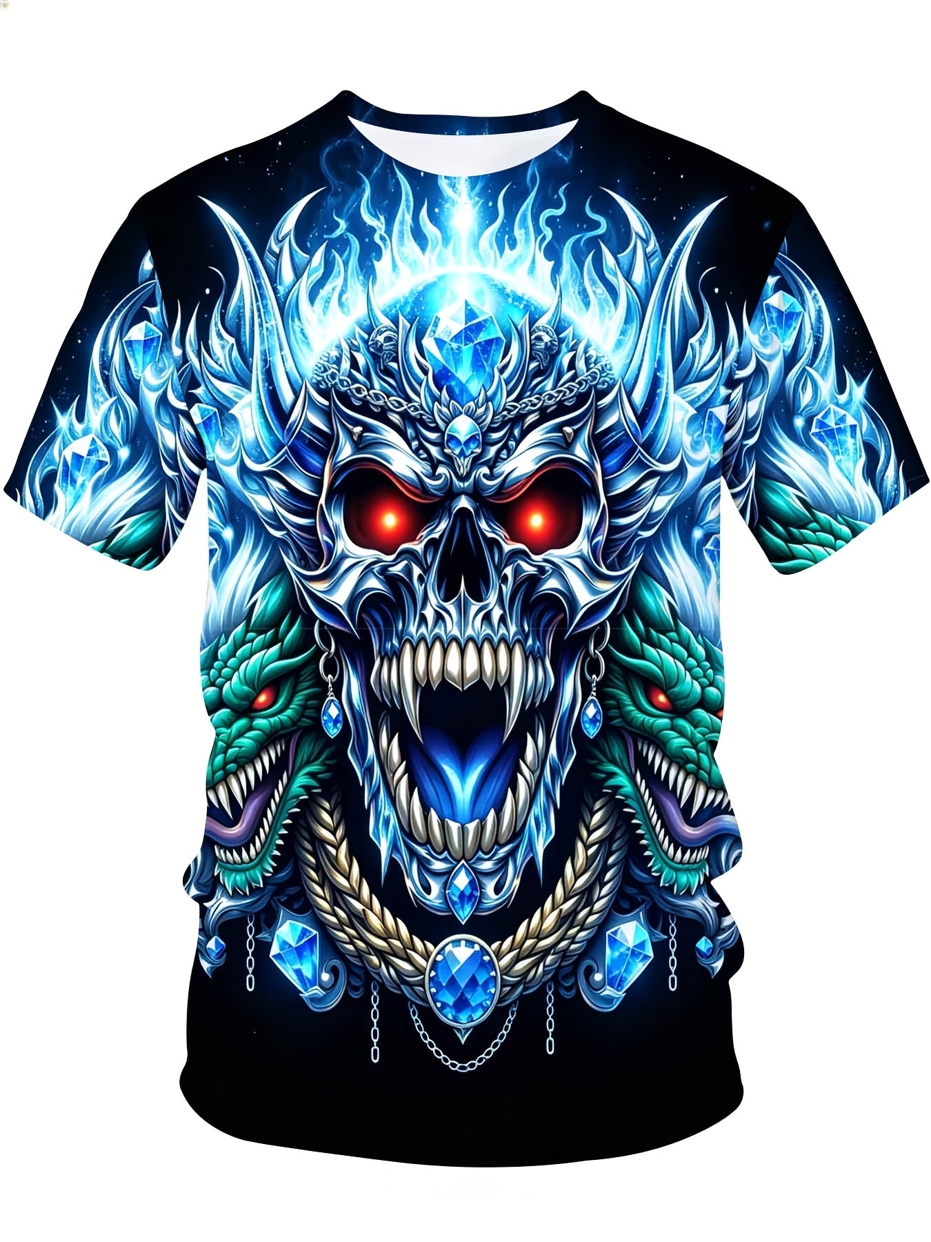 Men's Multicolor Printed Graphic T-Shirt - product view 13