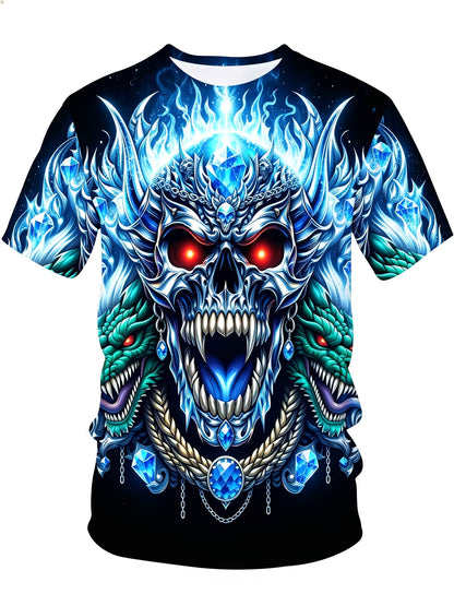 Men's Multicolor Printed Graphic T-Shirt - product view 13