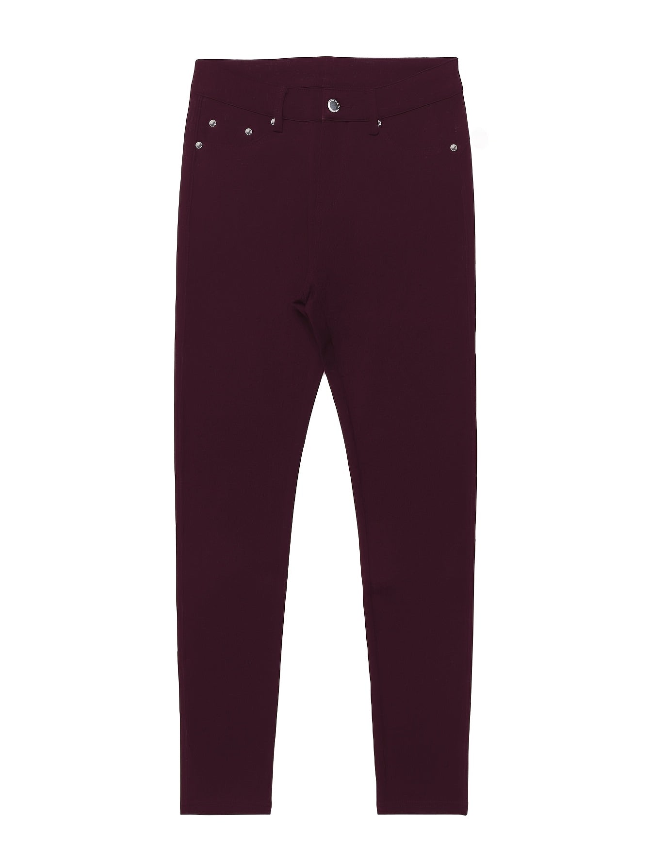 Y2K Trendy High-Stretch Slim Fit Women'S Pants, All-Season Streetwear Casual Trousers
