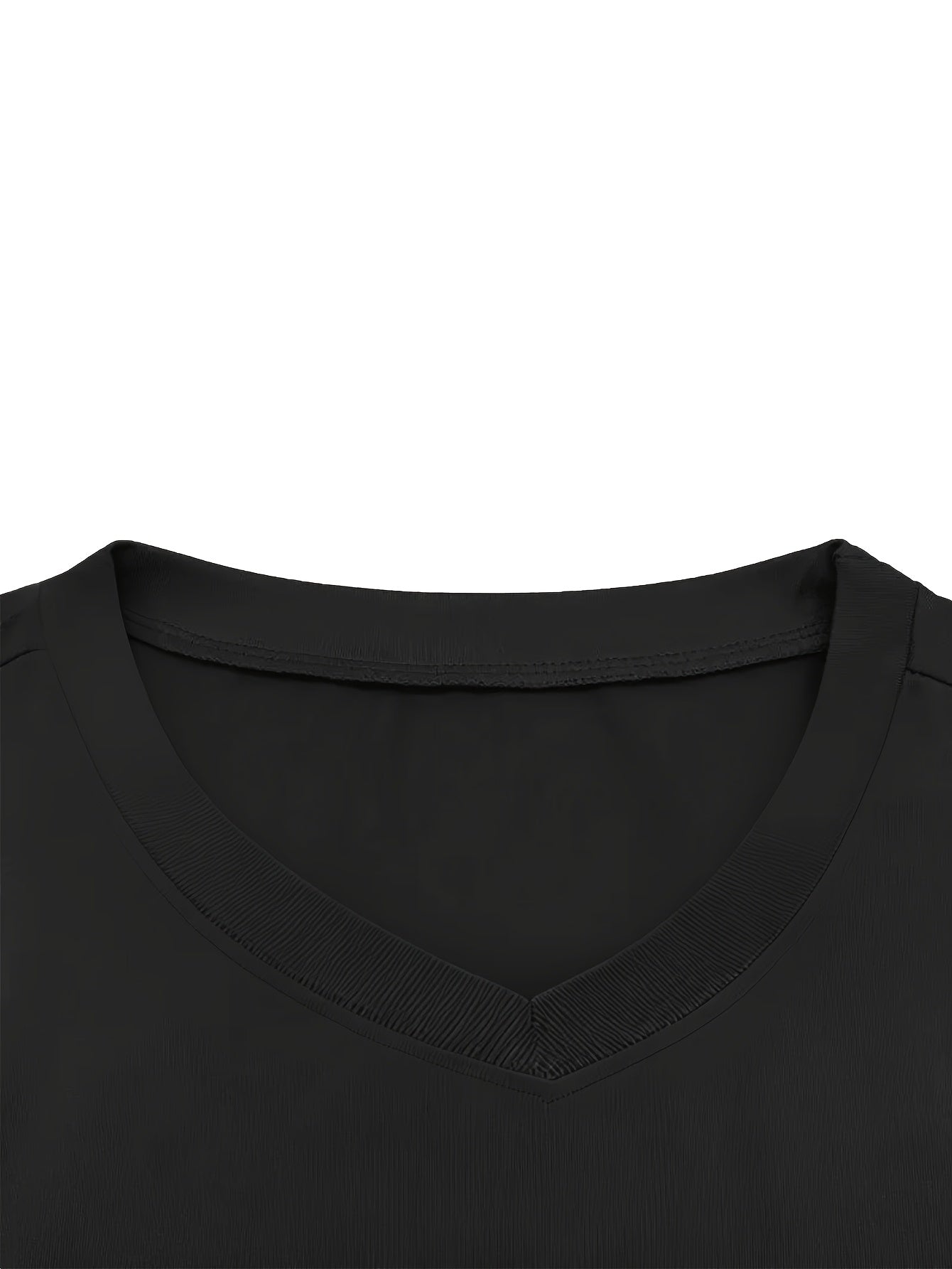 Women's Black Polyester V-Neck Shorts - product view 19