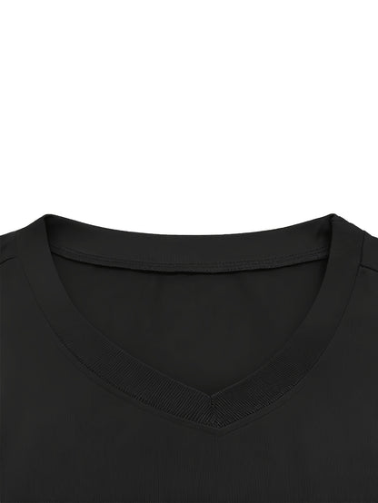 Women's Black Polyester V-Neck Shorts - product view 19