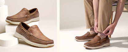 Men's Boat Shoes - Lightweight Casual Style 487205