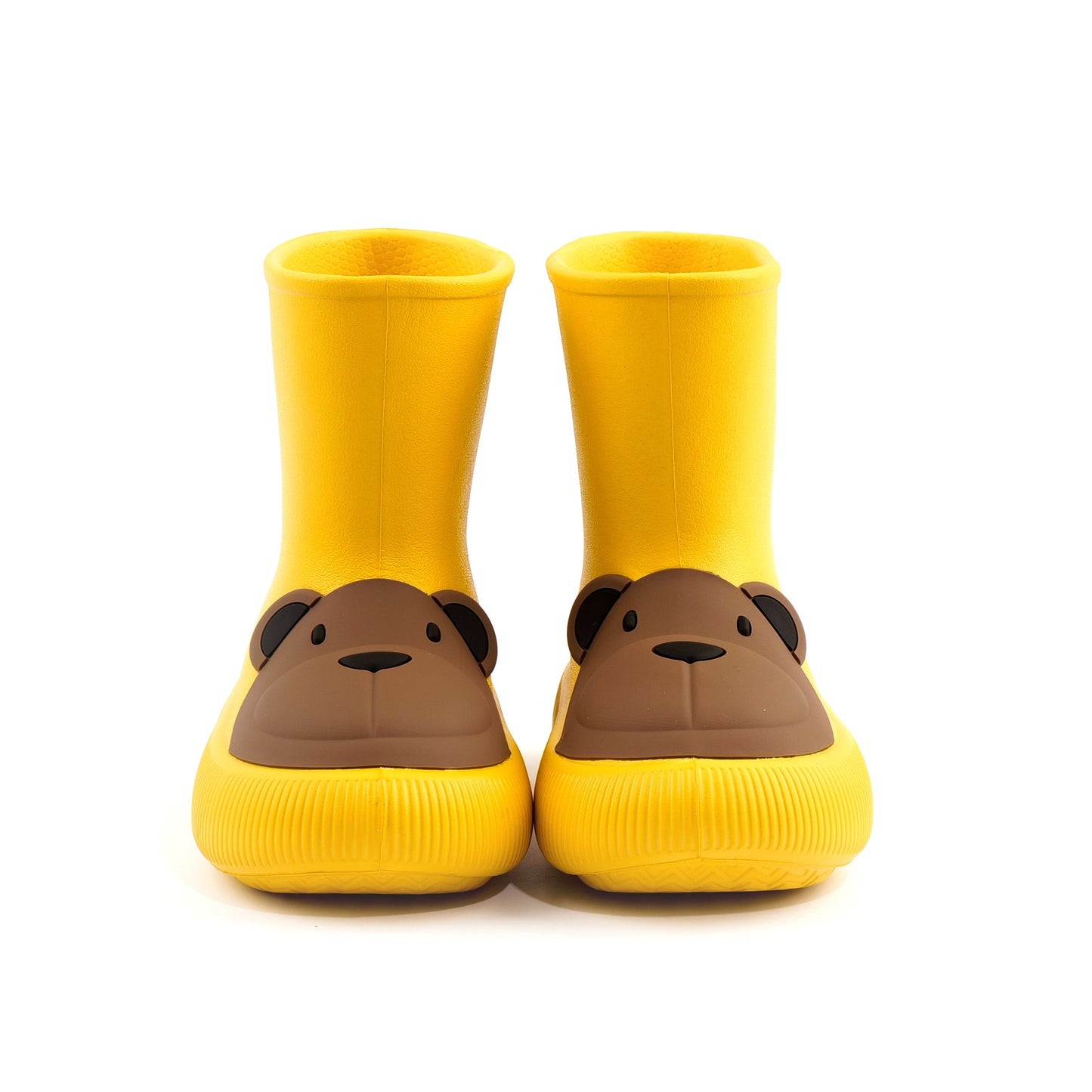 Slipolini Bear Paw and Bunny Paw Children's EVA Boots - Adorable Bear and Bunny Designs, Waterproof, Available in Yellow and Pink, Non-Slip Sole, Lightweight EVA Material - Perfect for Outdoor Adventures, Rainy Days, and Playtime in Any Weather